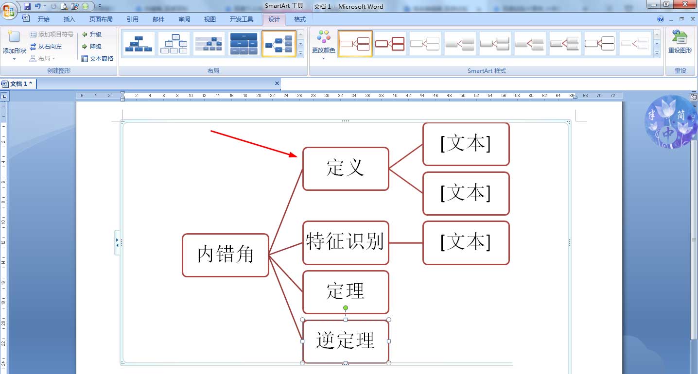 word怎么制作内错角的定义图表(内错角怎么表示)